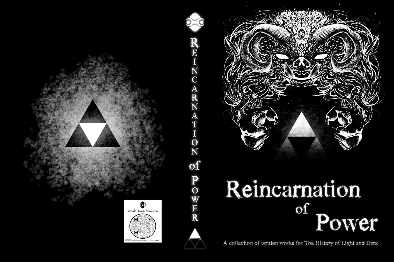 Reincarnation of Power |History of Light and dark Charity Zine | A5 Book Cover
