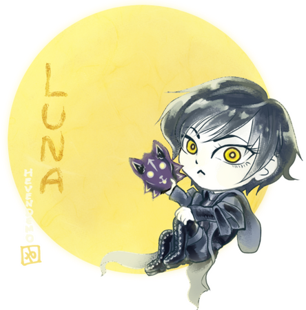 Luna - Chibi | Commission for Charchar45