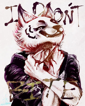 I Don't Bite - Lines | Commission for Rhosmari on Toyhouse