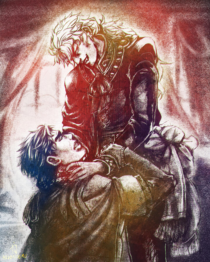 Napoleonic Vampire Dio and Victorian Archeologist Jonathan | Popularity Vote