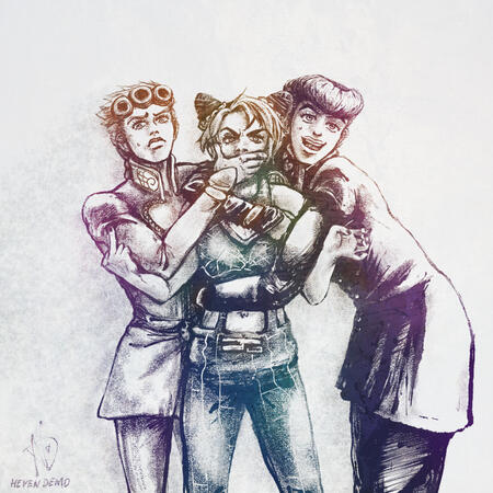 Giorno, Jolyne, Josuke - Friends | Popularity Vote