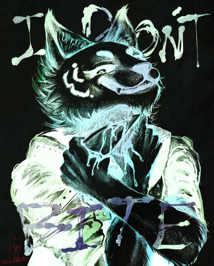 I Don't Bite - Lines Inverted | Commission for Rhosmari on Toyhouse