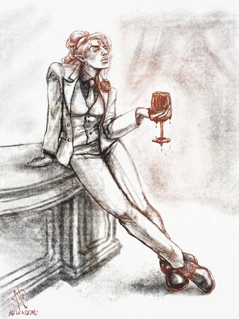 Kingpin Ada | Commission for YourFriendlyCanadianNeighbor on Tumblr